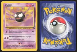 Pokemon TCG | Gastly 33/62 | Uncommon | Fossil | Lightly Played - Image 1