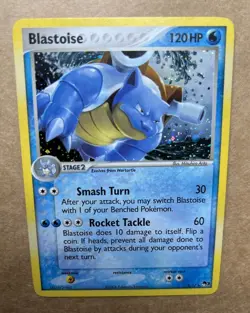 Pokemon POP Series 3 Promo Blastoise 1/17 Holo Rare Played - Image 4