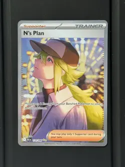Pokemon TCG N’s Plan Special Illustration Rare Black Bolt 170/086 - Image 1