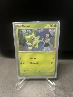 Pokemon Karte Black Star Promo Felori SVP 191 - Horizonte STAMP Sealed Deutsch - Image 1