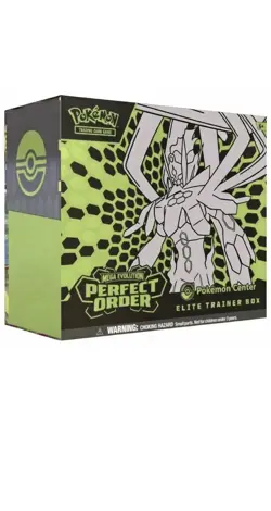 PRESALE Pokemon TCG: Mega Evolution-Perfect Order Pokemon Center ETB - Image 1