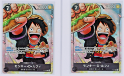 ONE PIECE Monkey D. Luffy P-075 Saikyo Jump Promo The Strongest 3 Brothers READ - Image 1
