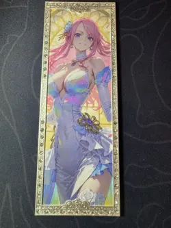 Goddess Rebecca Bride Numbered Metal Card Waifu Doujin One Piece Character - Image 1