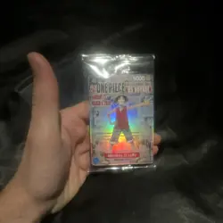 Bandai One Piece CCG MonkeyD.Luffy Leader US Voyage Promo Holo Card P-037 SEALED - Image 3