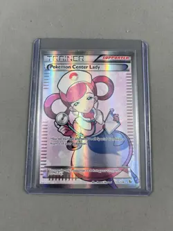 Pokemon Center Lady - 105/106 - Pokemon Flashfire XY Full Art Ultra Rare Card LP - Image 1