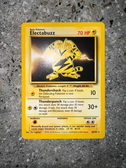 Pokemon TCG Cards Electabuzz 20/102 Base Set Rare LP - Image 3