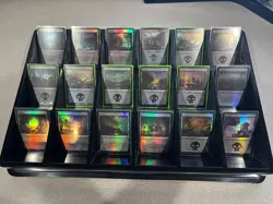 Magic: The Gathering - Basic Land Lot - ALL FOIL - Random Sets - Swamp x4 - Image 1