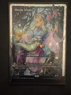 Bloom Tender (0400) (Showcase) (Fracture Foil) Lorwyn Eclipsed Foil - Image 1