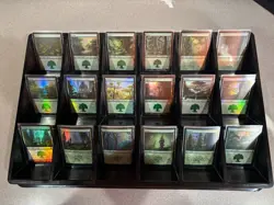Magic: The Gathering - Basic Land Lot - ALL FOIL - Random Sets - Forest x4 - Image 1