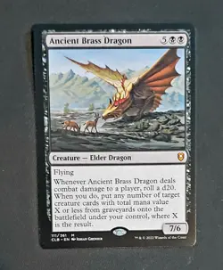 Ancient Brass Dragon Commander Legends: Battle for Baldur's Gate Regular NM 🔥 - Image 1