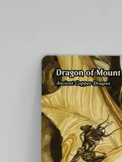 Dragon of Mount Gulg (Ancient Copper Dragon) ~~ Borderless NM-Mint, English - Image 2