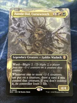 Auntie Ool, Cursewretch (Borderless) Commander: Lorwyn Eclipsed Regular NM-M - Image 1