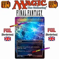 MTG Ultima BORDERLESS PROMO FOIL Standard Showdown FINAL FANTASY Eng - Image 1
