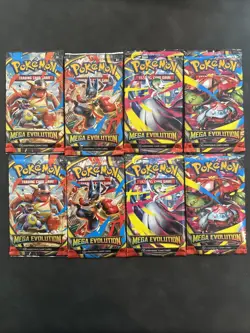 Pokemon Mega Evolutions Sealed Booster Packs - 2 Of Each Character! Lot of 8 - Image 1