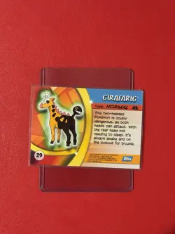 Girafarig #29 Pokemon Topps Advanced Challenge Card - Image 2