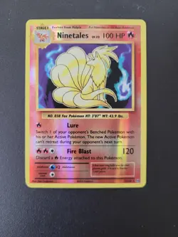 Pokemon TCG XY Evolutions Ninetales Reverse Holo Rare 15/108 NM/M Condition - Image 1