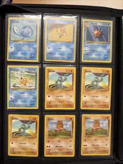 Pokemon TCG Personal Binder Collection Lot Vintage Base Set Jungle Fossil Neo - Image 2