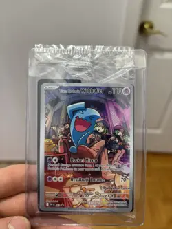 Team Rocket's Wobbuffet SVP203 Pokemon Center Destined Rivals Sealed TCG Promo - Image 1