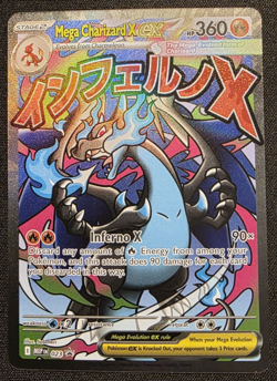 Mega Charizard X ex 023 Black Star Promo Pokemon Mega Evolution NM C2 - Image 1