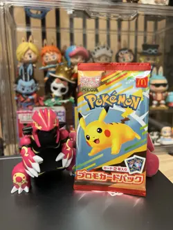 2025 McDonald’s Pokemon Promo Pack Japan Exclusive Pikachu 020/M-P Pack (Sealed) - Image 1