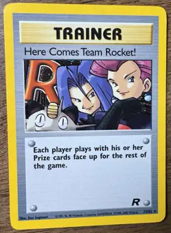 Here Comes Team Rocket! 15/92- Holo Rare Pokemon- Team Rocket-MP - Image 1
