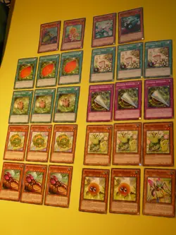 YuGiOh Naturia Set 28 Karten / Deck, STBL-DE031, STBL-DE052, DREV-DE027 usw - Image 1
