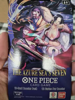 20 Packs One Piece The Azure Sea's Seven Sleeved Booster Pack English - Image 2