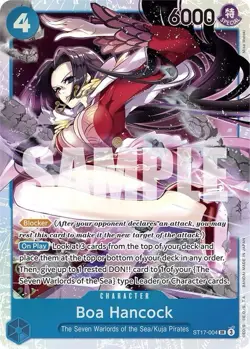 Boa Hancock ST17-004 Starter Deck 17: BLUE Donquixote Doflamingo One Piece - Image 1