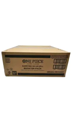 OnePiece OP13 Carrying on his Will Case Sealed 12 Display Sealed Case Eng Bandai - Image 1