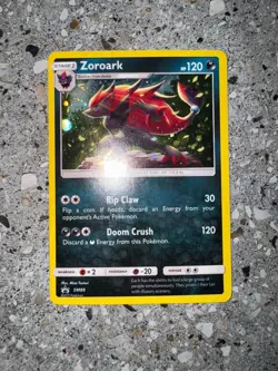 Pokemon TCG Cards Zoroark SM89 Black Star Promo Holo - Image 3