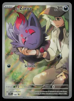 N's Zorua 189 SV: Scarlet & Violet Promo Cards English NM - Image 1