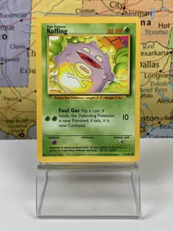 SHIPS SAME DAY Koffing 51/102 Common Base Set Pokemon Card 1999 NM - Image 1