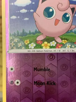 SHIPS SAME DAY Pokemon Card Jigglypuff 067/189 Reverse Holo Psychic Type 2020 - Image 4