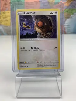 SHIPS SAME DAY Pokemon Card NM Hoothoot 165/236 Basic Normal Type 2019 Common - Image 1