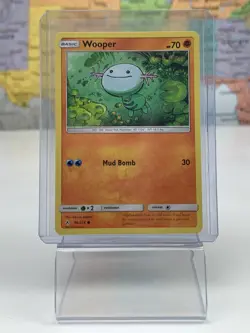 SHIPS SAME DAY Pokemon Card NM Wooper 96/214 Basic Fighting Type 2019 Common TCG - Image 1