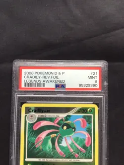 Pokemon Cards: Legends Awakened Reverse Holo: Cradily 21/146 PSA 9 - Image 3