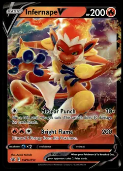 Infernape V SWSH252 JUMBO OVERSIZED Black Star Promo Pokemon Card - Image 1