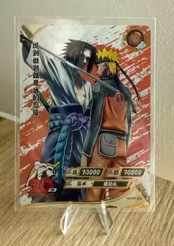 Sasuke Uchiha Uzumaki NR-PR-039 Naruto Kayou Card Mint Ultra Rare - Image 1
