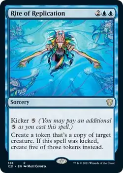 MTG Rite of Replication - 128 / English / Near Mint - Image 1
