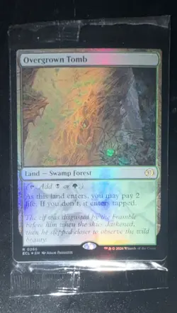 Overgrown Tomb (#0266); FOIL; NM; Pulled From Lorwyn Eclipsed prerelease - Image 2