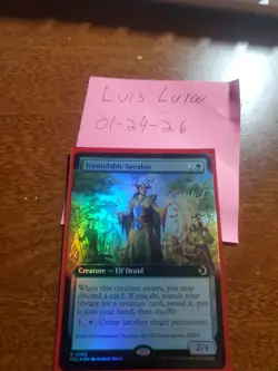 Formidable Speaker (Extended Art) Lorwyn Eclipsed Foil - Image 1