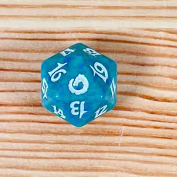 Spindown Magic the Gathering Torment Die D20 Green Dice MTG Rare - Image 1