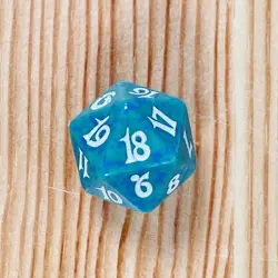 Spindown Magic the Gathering Torment Die D20 Green Dice MTG Rare - Image 2