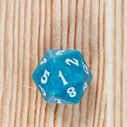 Spindown Magic the Gathering Torment Die D20 Green Dice MTG Rare - Image 4