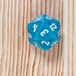 Spindown Magic the Gathering Torment Die D20 Green Dice MTG Rare - Image 5