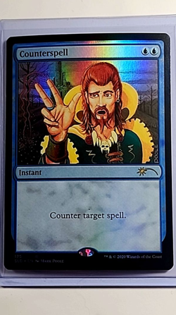 2020 MTG Magic the Gathering SLD Secret Lair Foil #175 Counterspell Mark Poole - Image 1