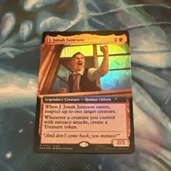 J. Jonah Jameson MTG Magic The Gathering Spider-Man Foil Promo Magiccon Atlanta - Image 1
