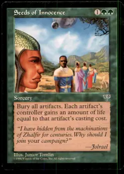 MTG Seeds of Innocence LP Light Play Mirage [5517] - Image 1