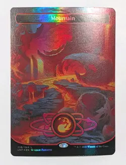 Mountain (238) (Borderless) Unfinity Foil - MTG - Image 1
