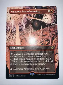 Weapons Manufacturing BORDERLESS #311 | NM | Edge of Eternities Magic MTG - Image 2